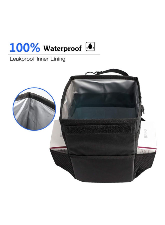 Multifunctional Waterproof Folding Car Trash Bag 6L Black - Image 3